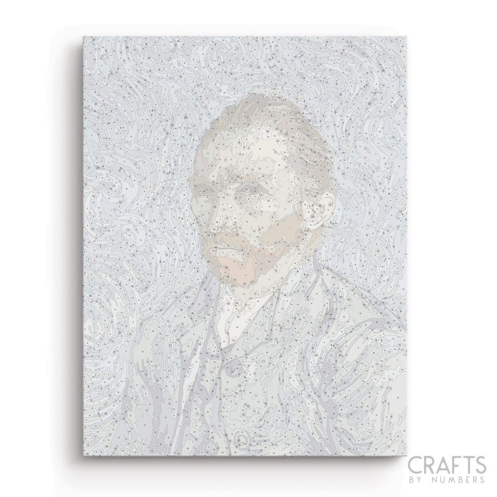 Portrait - Vincent Van Gogh - Crafty By Numbers - Paint by Numbers - Paint by Numbers for Adults - Painting - Canvas - Custom Paint by Numbers