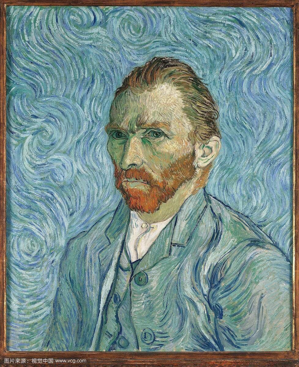 Van Gogh Portrait numbered canvas before painting