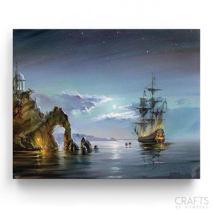 Ship Arc Bay - Crafty By Numbers - Paint by Numbers - Paint by Numbers for Adults - Painting - Canvas - Custom Paint by Numbers