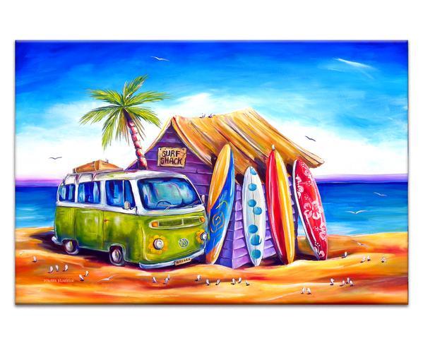 Surf Shack - Crafty By Numbers - Paint by Numbers - Paint by Numbers for Adults - Painting - Canvas - Custom Paint by Numbers