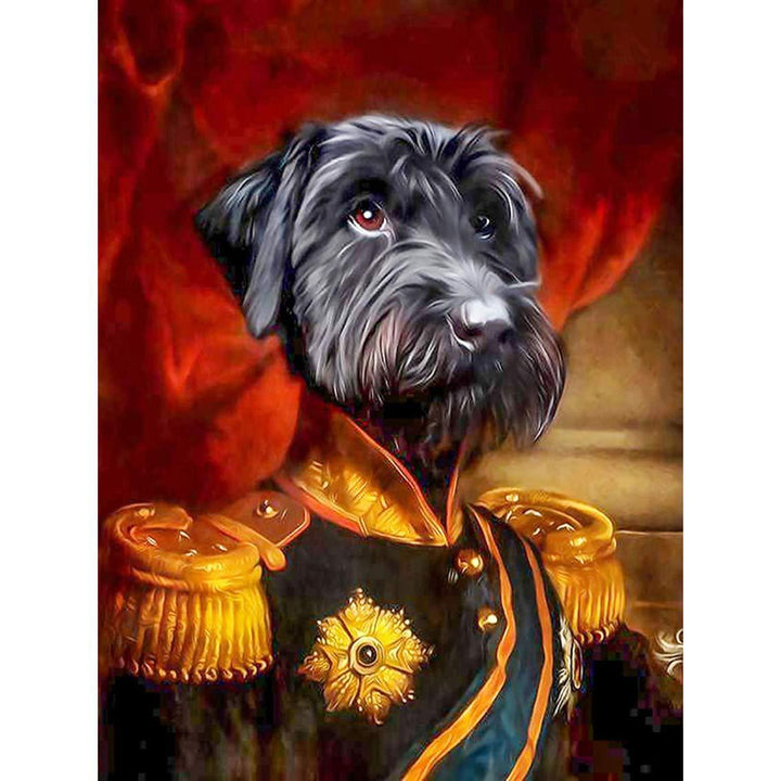 The General Dog - Crafty By Numbers - Paint by Numbers - Paint by Numbers for Adults - Painting - Canvas - Custom Paint by Numbers