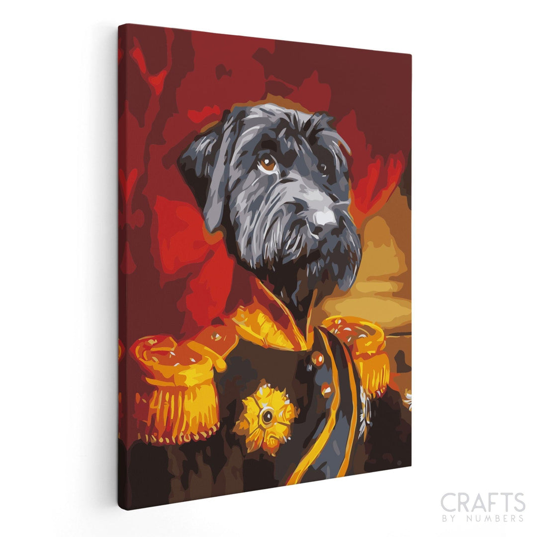 The General Dog - Crafty By Numbers - Paint by Numbers - Paint by Numbers for Adults - Painting - Canvas - Custom Paint by Numbers