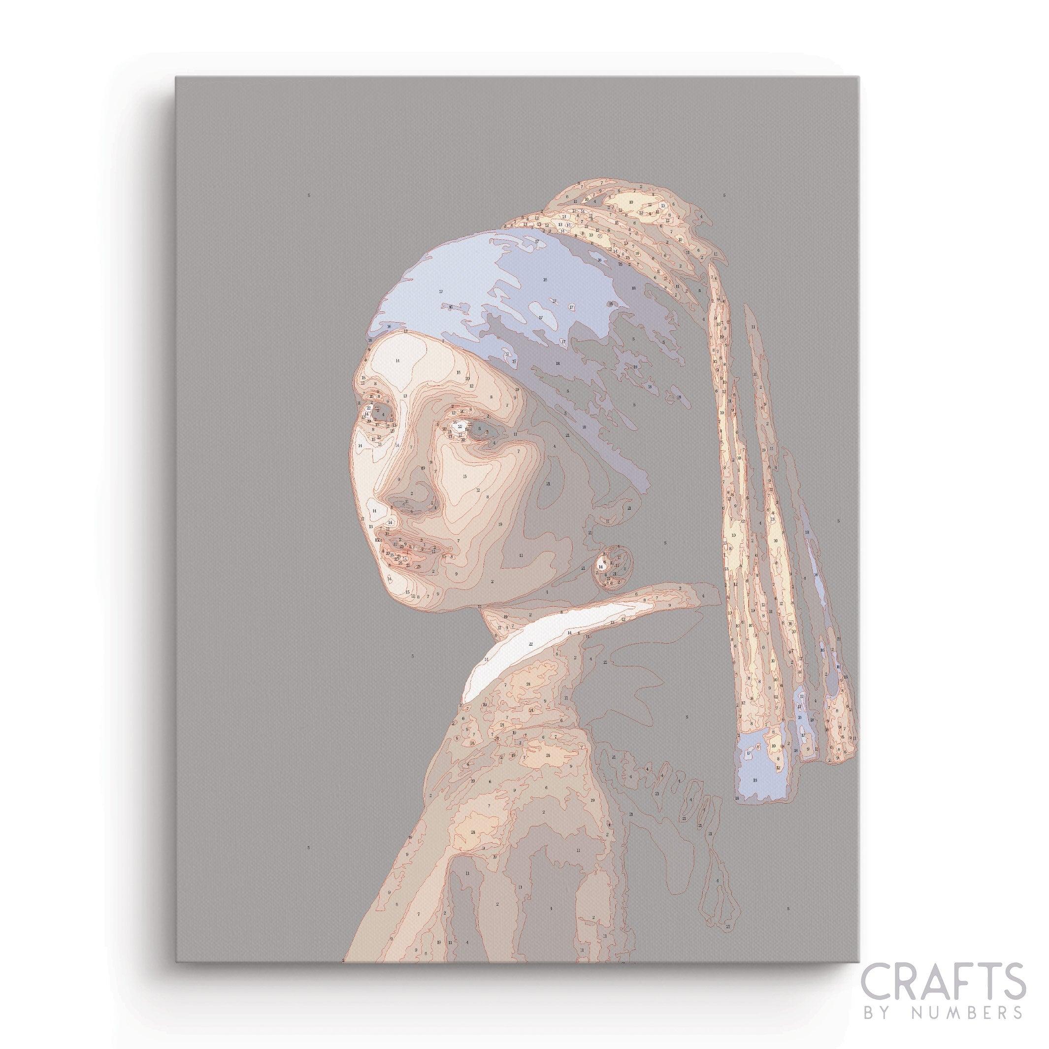 The Girl with a Pearl Earring | Vermeer | Painting Reproduction 1071 |  TOPofART