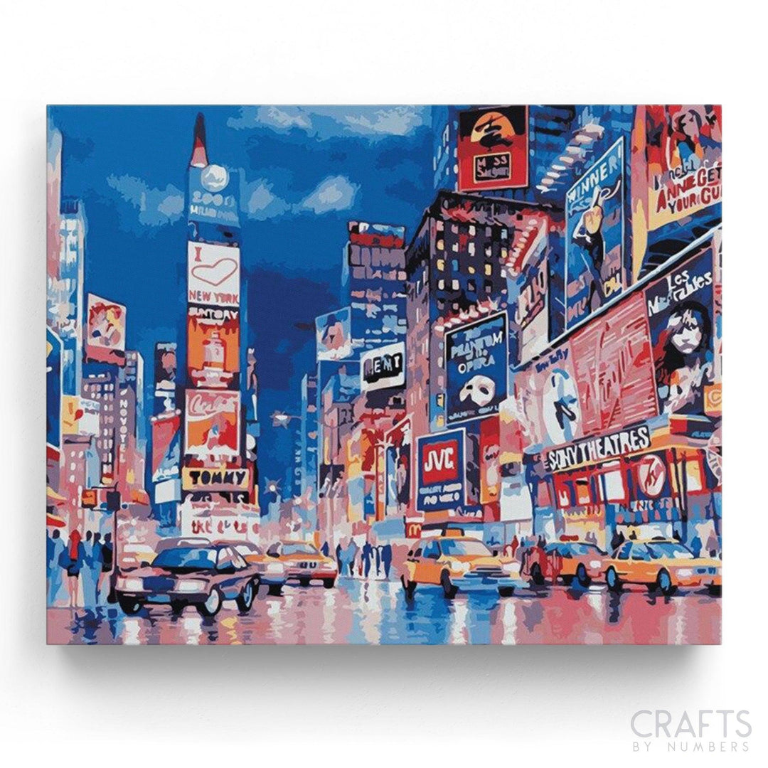 Cityscape Paint by Numbers Kit for Adults - Beginner UK