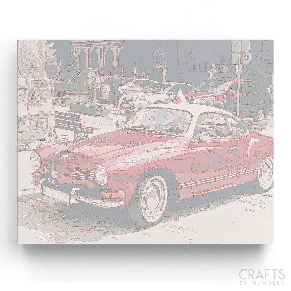 Vintage Car - Crafty By Numbers - Paint by Numbers - Paint by Numbers for Adults - Painting - Canvas - Custom Paint by Numbers