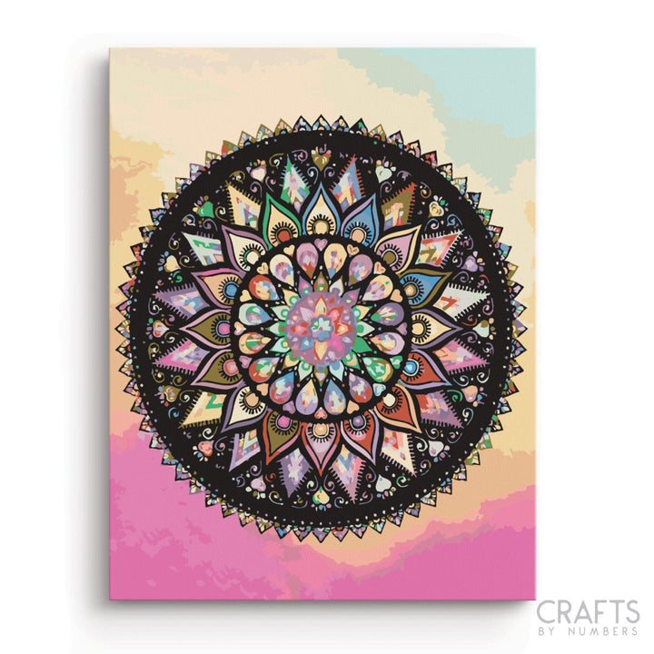Wisdom - Mandala - Crafty By Numbers - Paint by Numbers - Paint by Numbers for Adults - Painting - Canvas - Custom Paint by Numbers