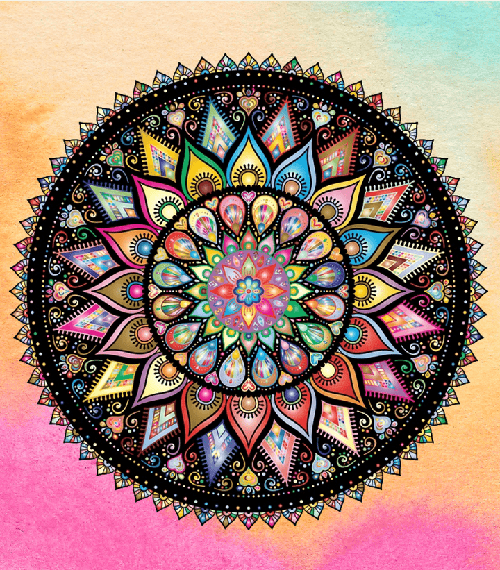Wisdom - Mandala - Crafty By Numbers - Paint by Numbers - Paint by Numbers for Adults - Painting - Canvas - Custom Paint by Numbers