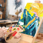 Wooden Desktop Easel & Storage Box - Crafty By Numbers - Paint by Numbers - Paint by Numbers for Adults - Painting - Canvas - Custom Paint by Numbers